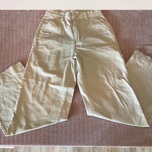 Cotton On Women's Wide Leg Cream Pants